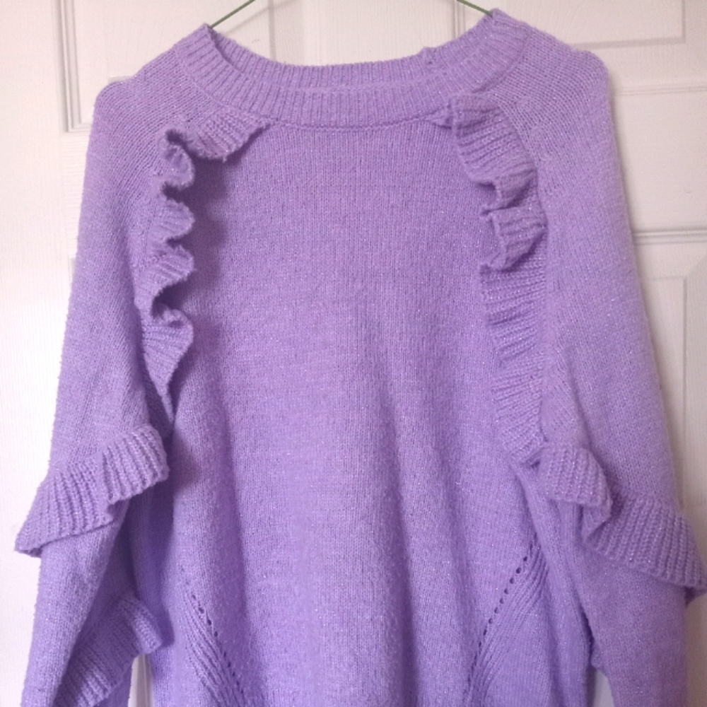 Purple Fall and Winter Sweater.